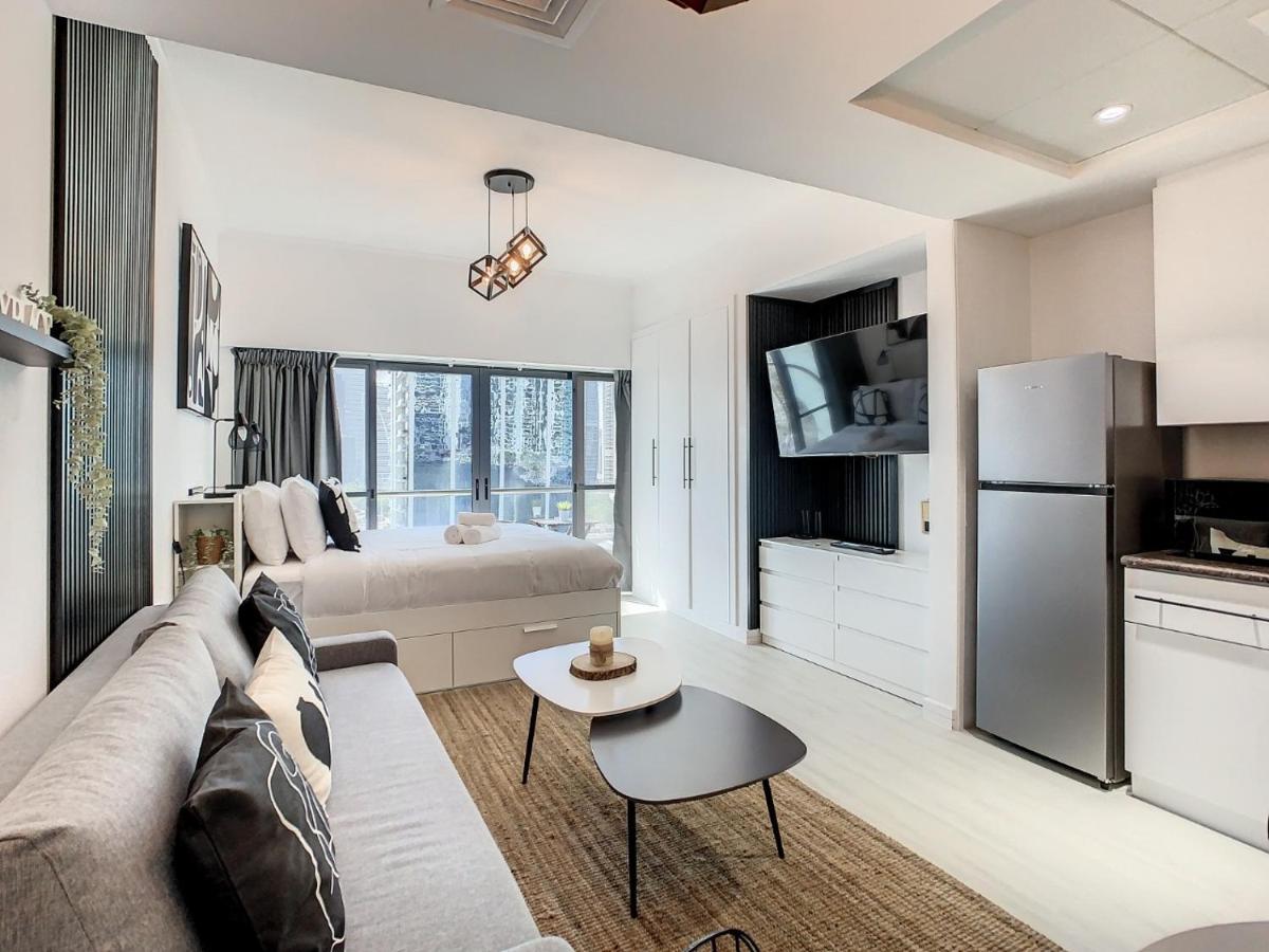 Luxury Modern Studio In Jlt With Amazing View & Rooftop Pool - Sleeps 3 Dubai Exterior foto